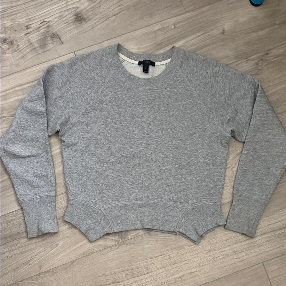 J. Crew Heather Gray Knit Top